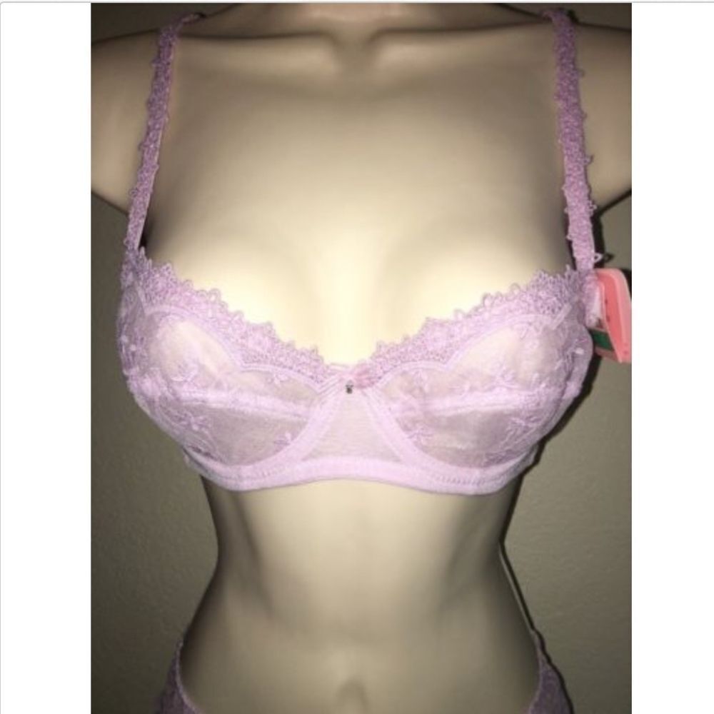Affinitas 2pc Set Bra Panty Lavender Mist NWT - Picture 5 of 6